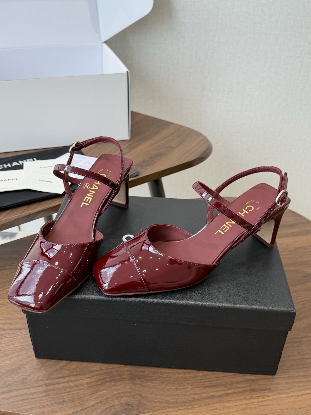 ua Ch*el slingbacks 6cm heel