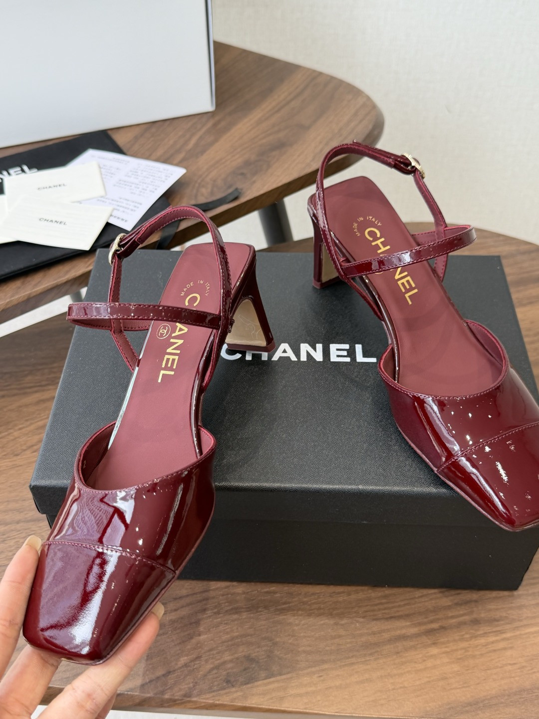 ua Ch*el slingbacks 6cm heel