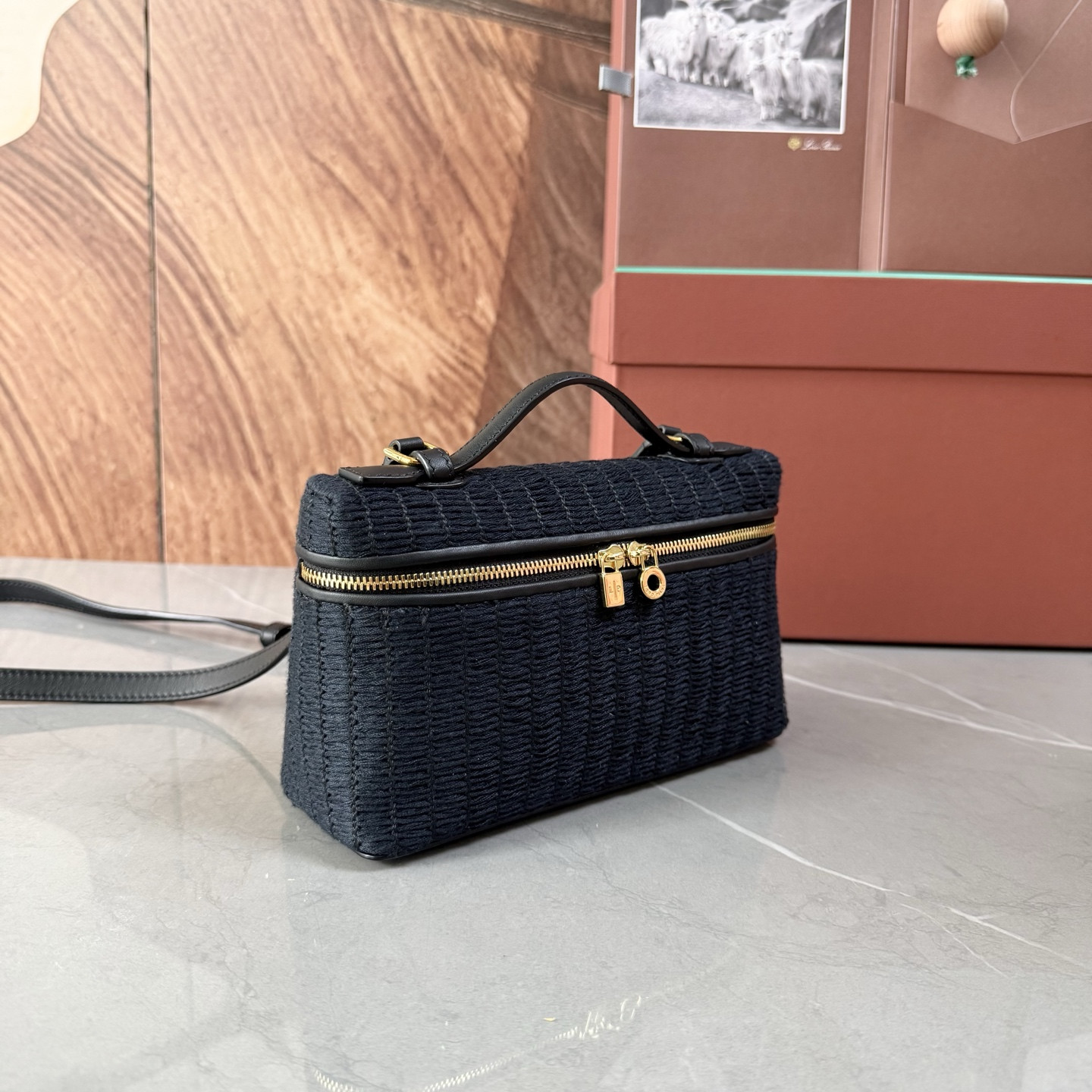 L**o p*ana extra pocket l19 deep blue 11 x 19 x 6.5 cm