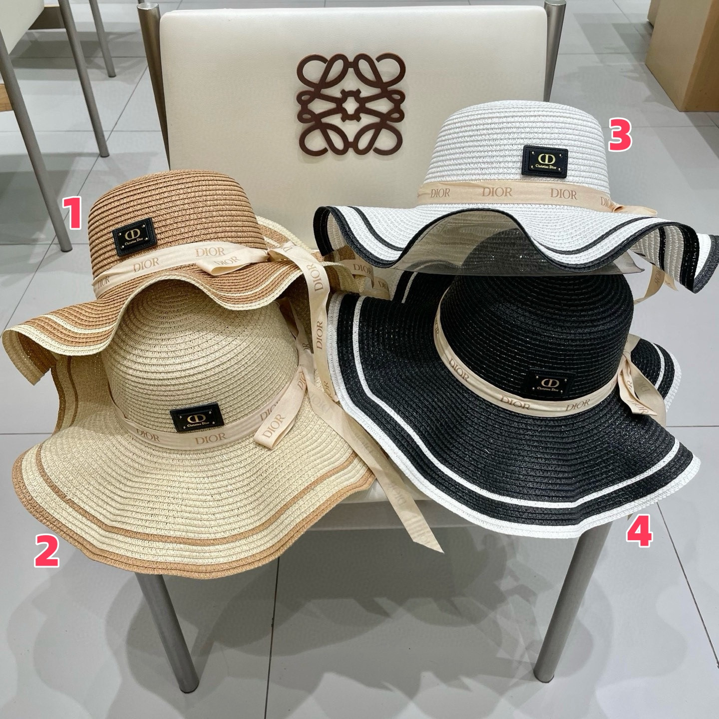 D*or straw hat 57cm head circumference