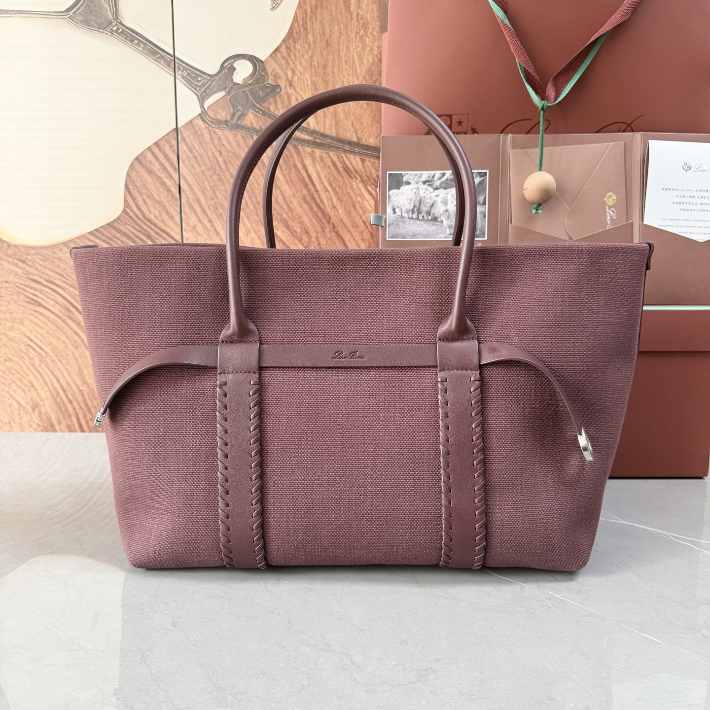 L**o p*ana large ghiera shopper 40x26x18cm