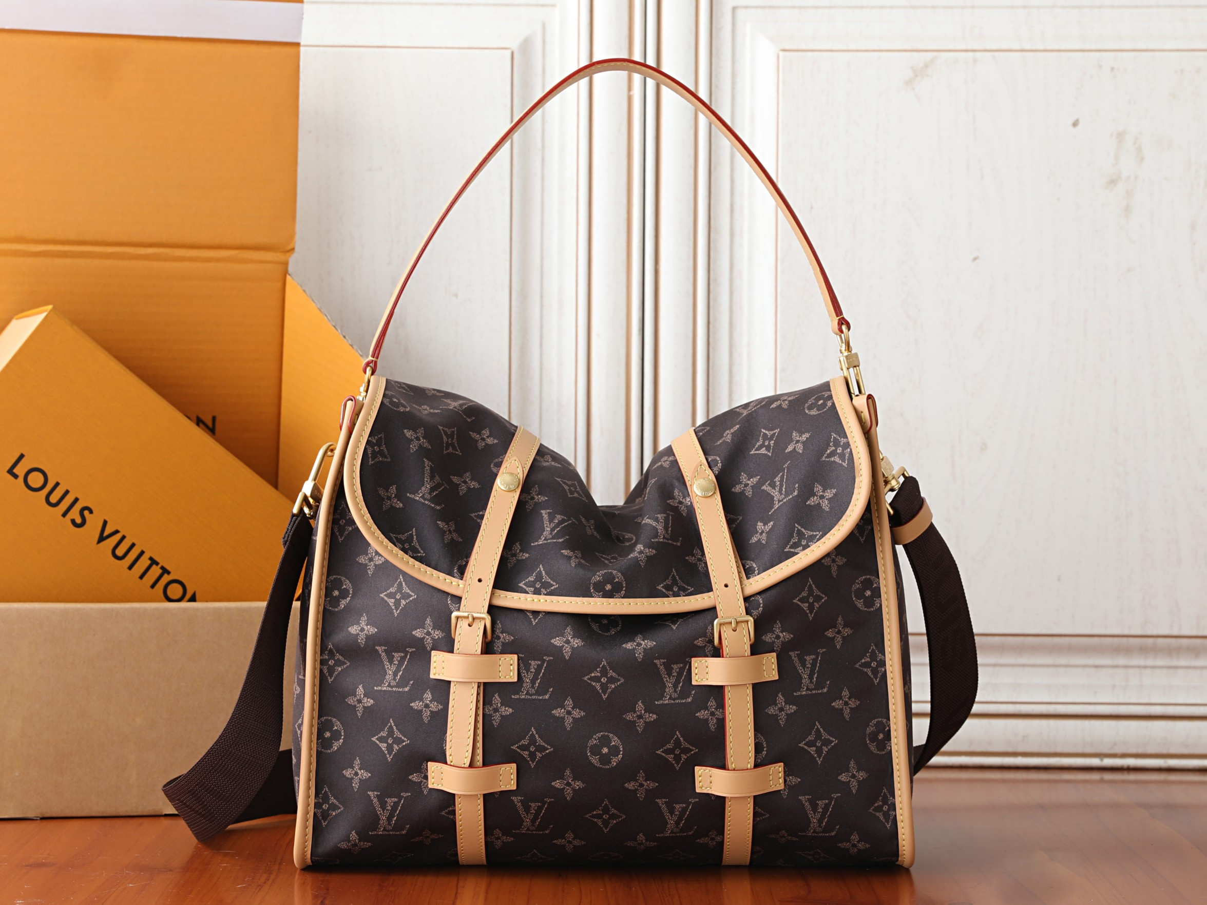 lv jet lag bag mm l0*is V*t0n silk tech m2a425 34.5x26x13cm