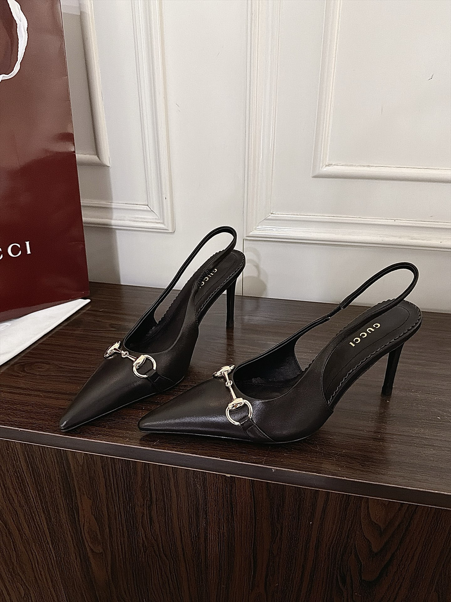 ua G*u*i slingback pump 8cm heel