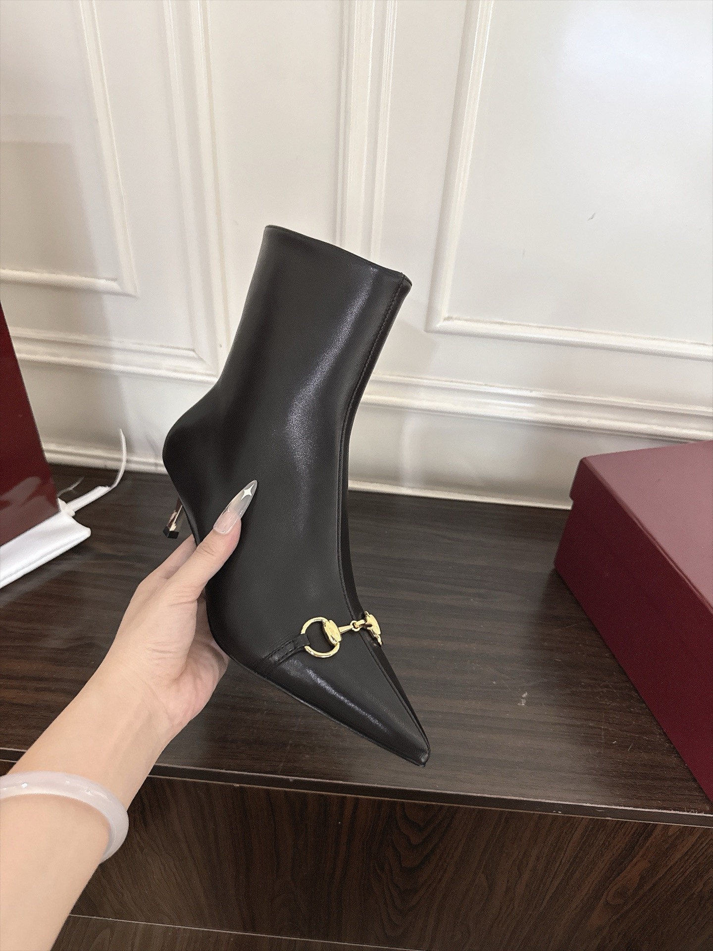 ua G*u*i vittoria bootie 5.5cm heel
