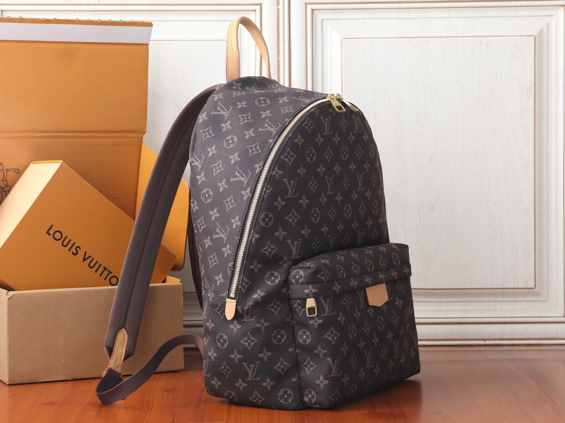 lv track backpack mm l0*is V*t0n silk tech m2a456 34 x 46 x 21 cm